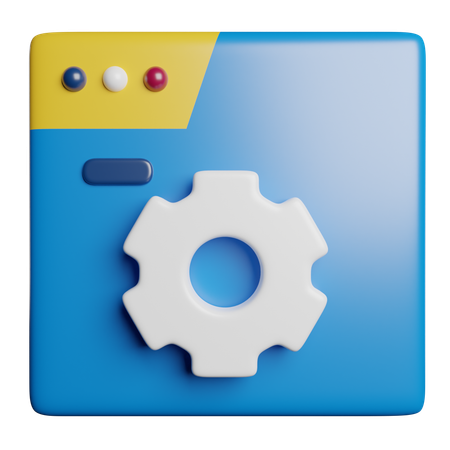 Web Development  3D Icon