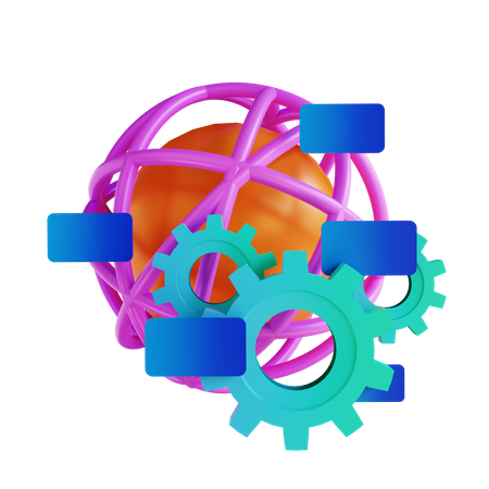 Web development  3D Icon
