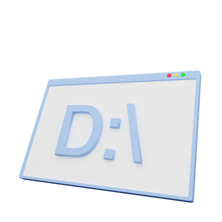 Web Directory D 3D Illustration
