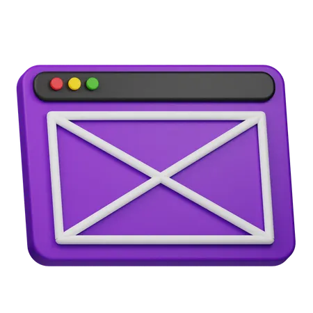 Web-Drahtmodell  3D Icon