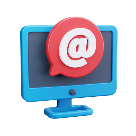 Web-E-Mail  3D Icon