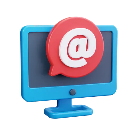 Web-E-Mail  3D Icon