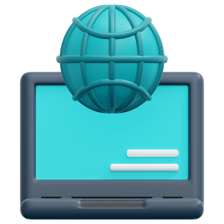 Web Education  3D Icon