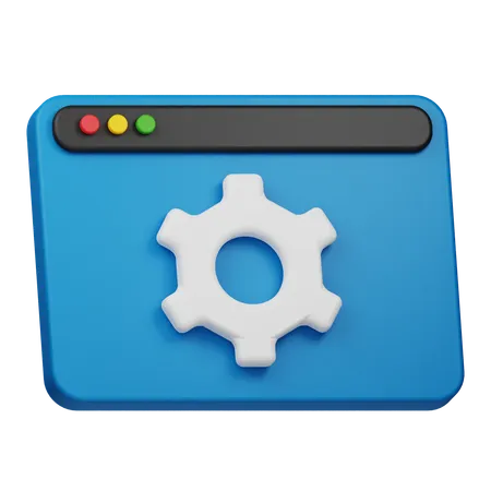 Web-Einstellung  3D Icon