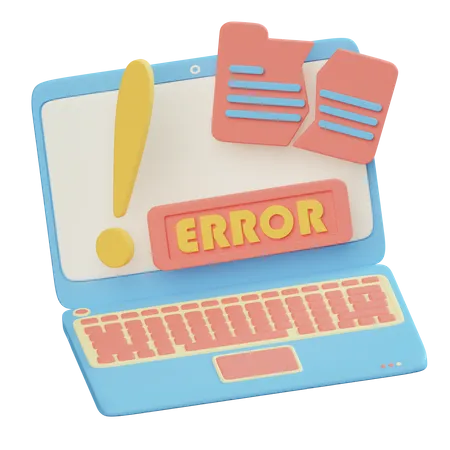 Web Error  3D Icon