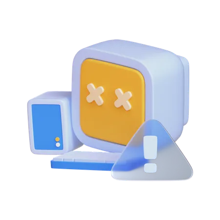 Web error  3D Icon