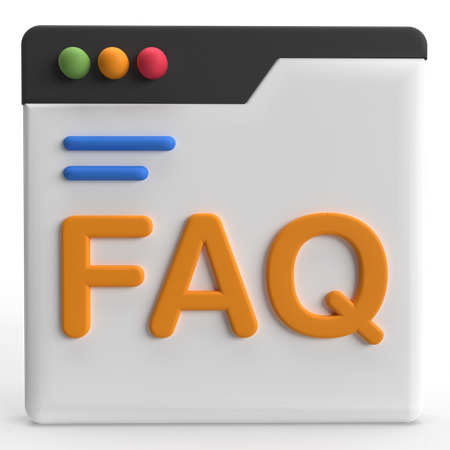 FAQ sur le Web  3D Icon