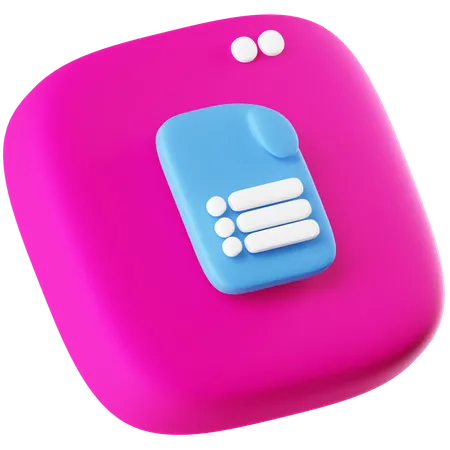 Web Forms  3D Icon