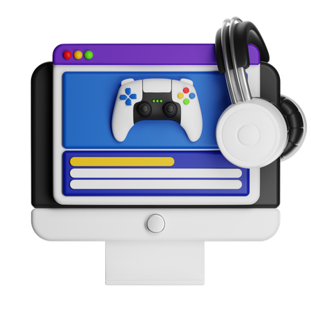 Web Game  3D Icon