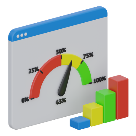 Webgeschwindigkeit  3D Icon