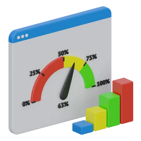 Webgeschwindigkeit  3D Icon