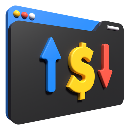 Web-Handel  3D Icon