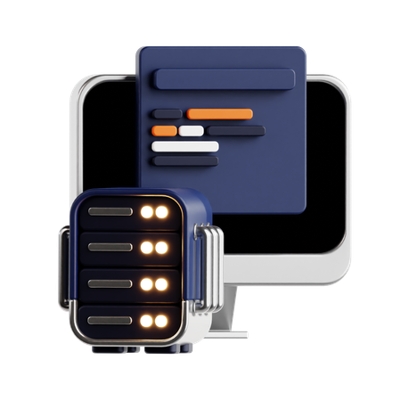 Web Hosting  3D Icon