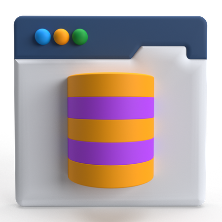 Web Hosting  3D Icon