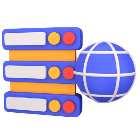 Web Hosting  3D Icon