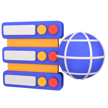 Web Hosting  3D Icon