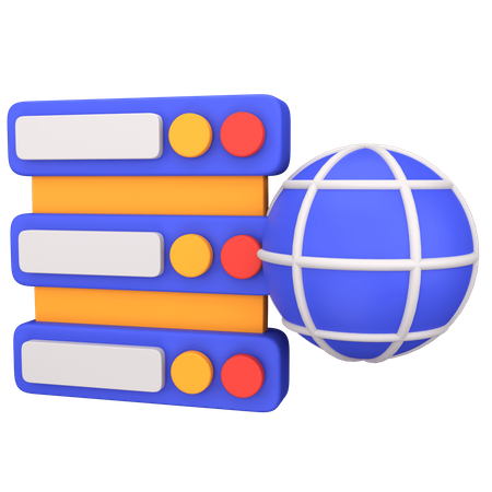 Web Hosting  3D Icon
