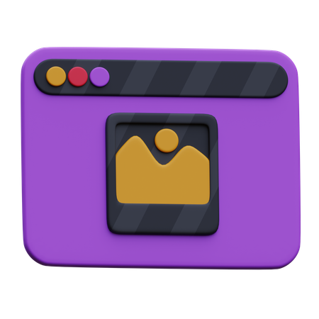 Web Image  3D Icon