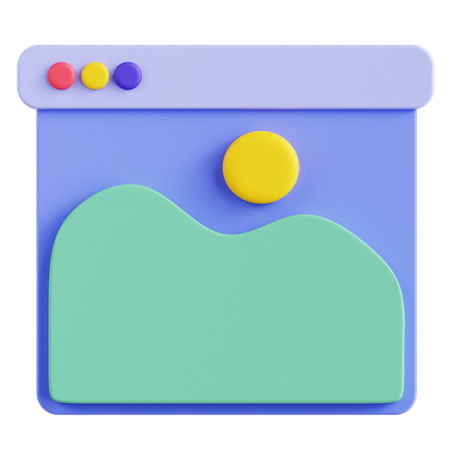 Web Image  3D Icon