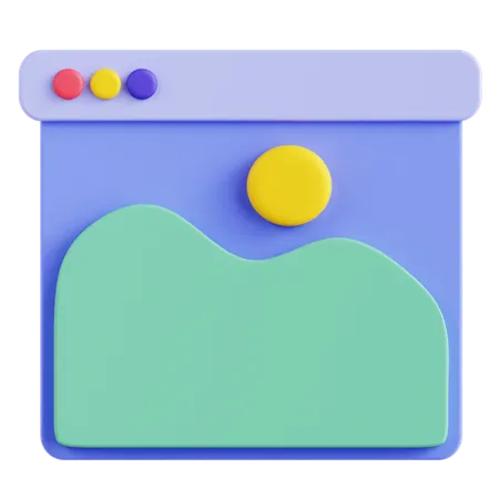 Web Image  3D Icon