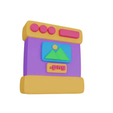 Web Image  3D Icon