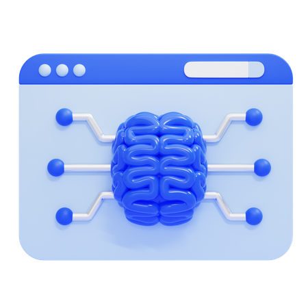 Web Intelligence  3D Icon