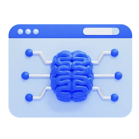 Web Intelligence  3D Icon