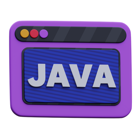 ウェブJava  3D Icon