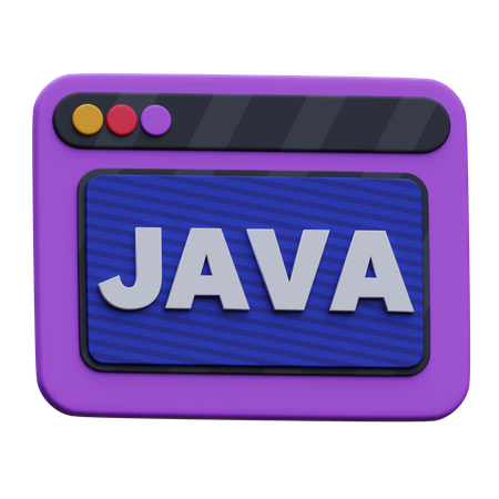 Web Java  3D Icon