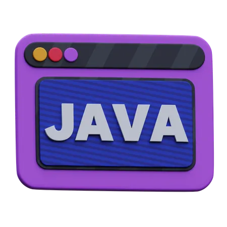 Web Java  3D Icon