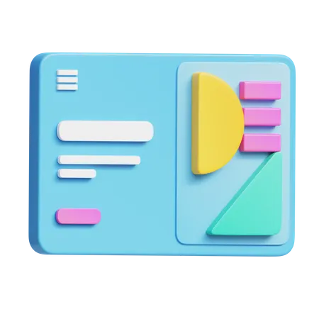 Web Layout  3D Icon