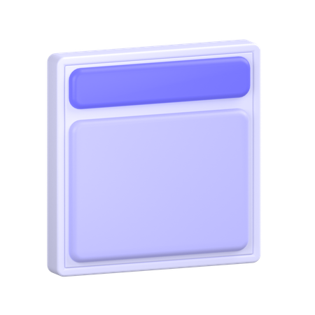 Web Layout  3D Icon