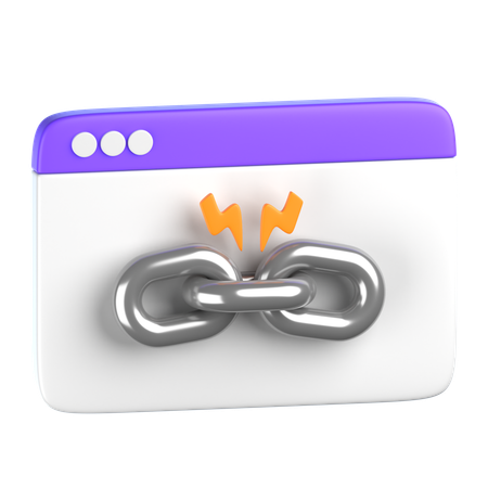 Web Link  3D Icon