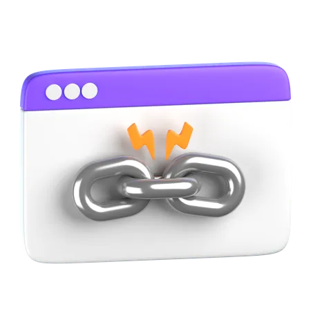 Web Link  3D Icon