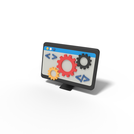 Web Maintenance  3D Icon