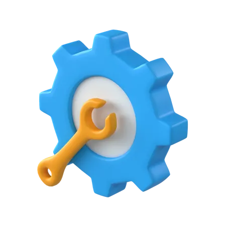 Web Maintenance  3D Icon