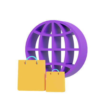 Web Market  3D Icon
