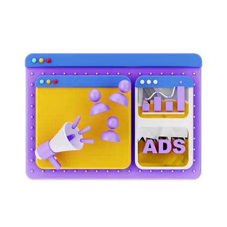 Web Marketing  3D Icon