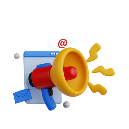 Web Marketing  3D Icon