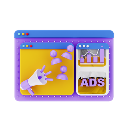 Web Marketing  3D Icon