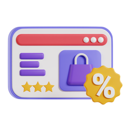 Web-Markt  3D Icon