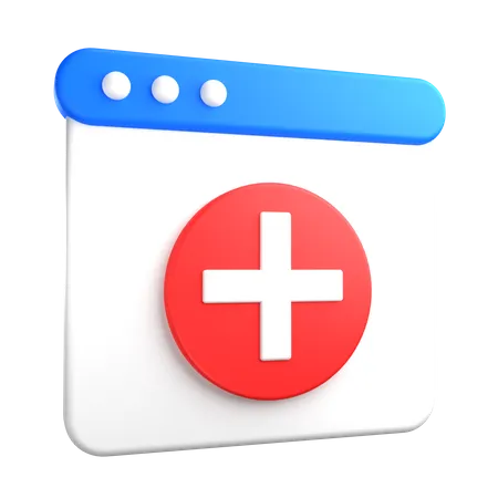 Site Web médical  3D Icon