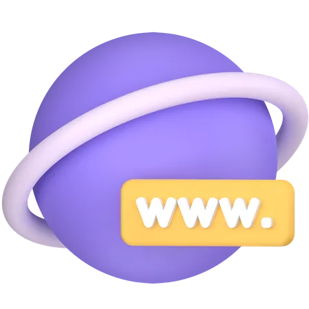 World Wide Web  3D Icon