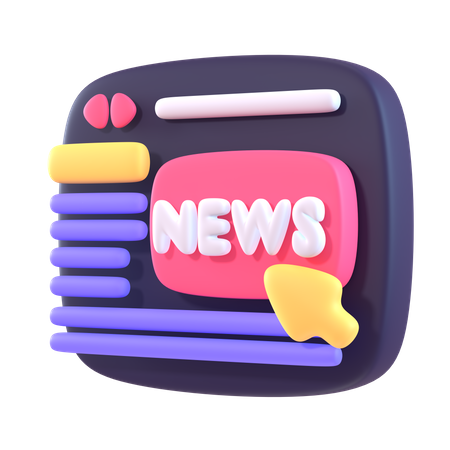 Web-Neuigkeiten  3D Icon