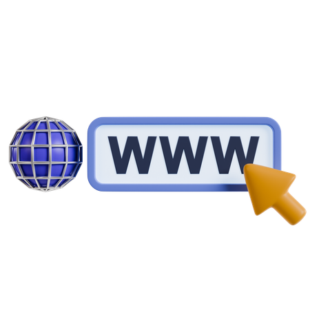 Web Navigation Iconography  3D Icon