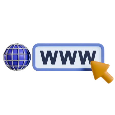 Web Navigation Iconography  3D Icon