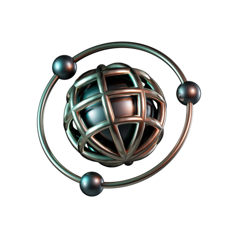 Web-Netzwerkverbindung  3D Icon