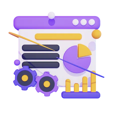 Web Performance  3D Icon