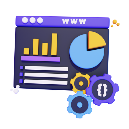 Web Performance  3D Icon