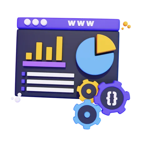 Web Performance  3D Icon